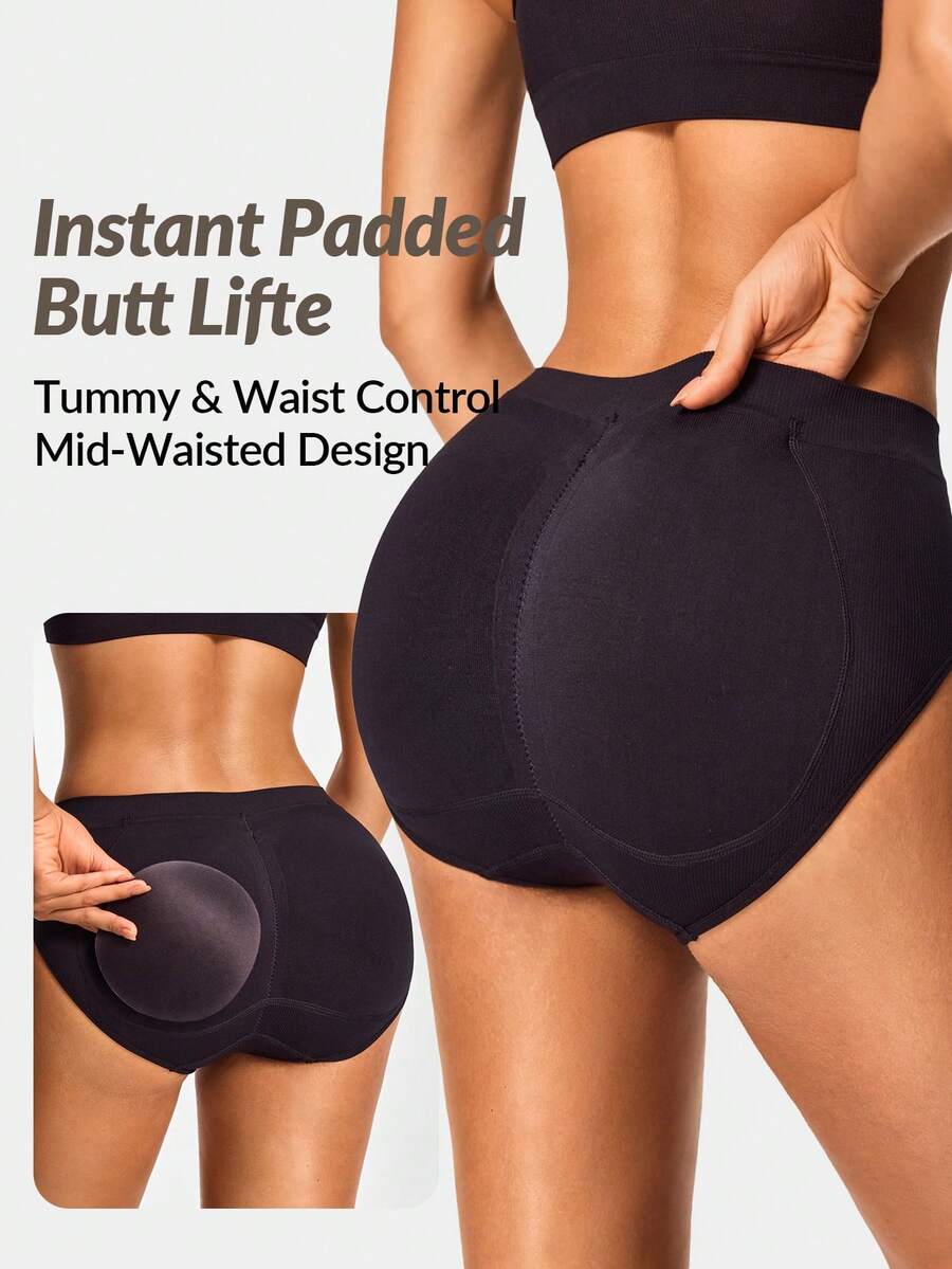 Seamless Mid-Rise Padded Brief - Seamless Underwear Women ulasan dan harga