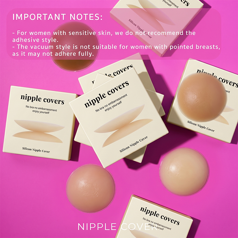 2-Piece Pack of Invisible Self - Nipple Cover Pasties ulasan dan harga