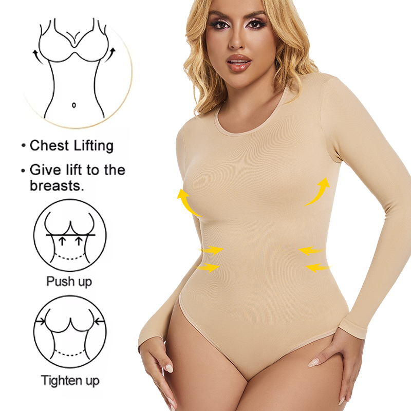Women Full Body Shaper Long Sl - Shapewear Bodysuit Firm ulasan dan harga