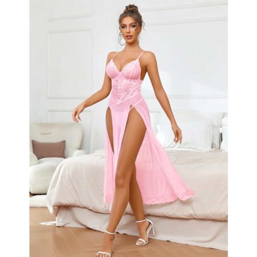 Avidlove Women Lingerie Dress  - Babydoll Chemise Night ulasan dan harga