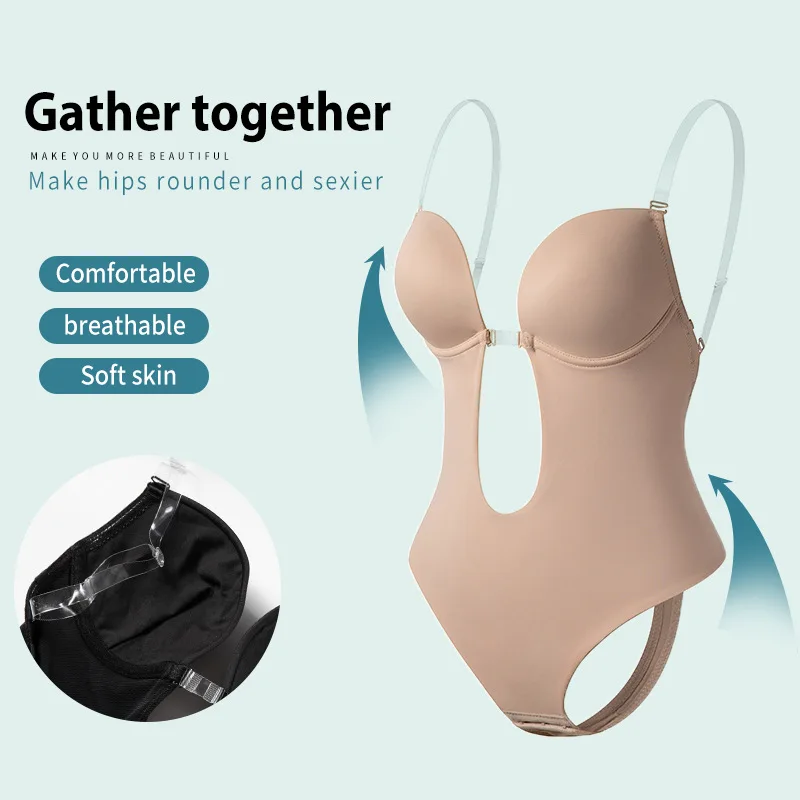 Women Full Body Shaper Bra Bac - Shapewear Bodysuit Firm ulasan dan harga