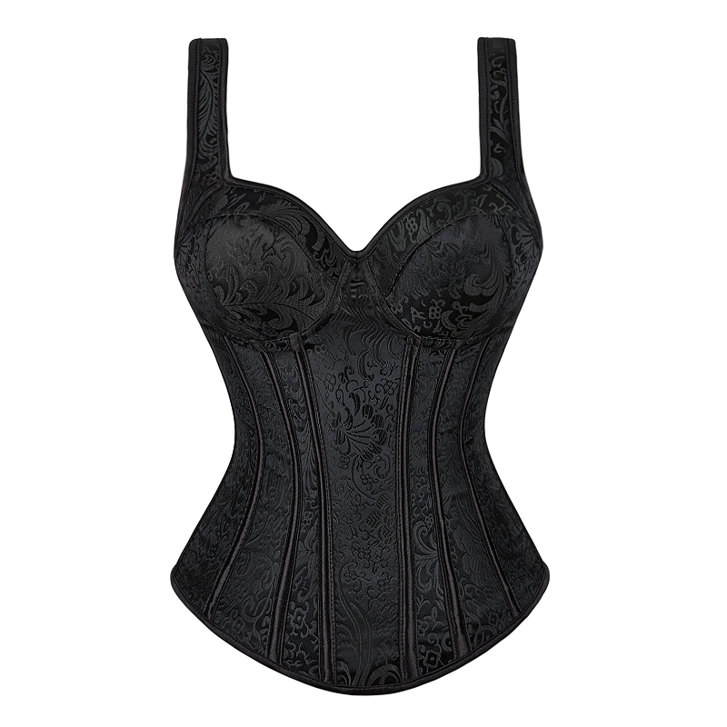 Women Corset with Straps Black - Corset Waist Cinch ulasan dan harga