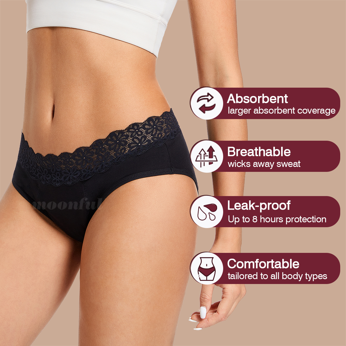 Menstrual Cycle Absorbent Unde - Period Panty Absorbent ulasan dan harga