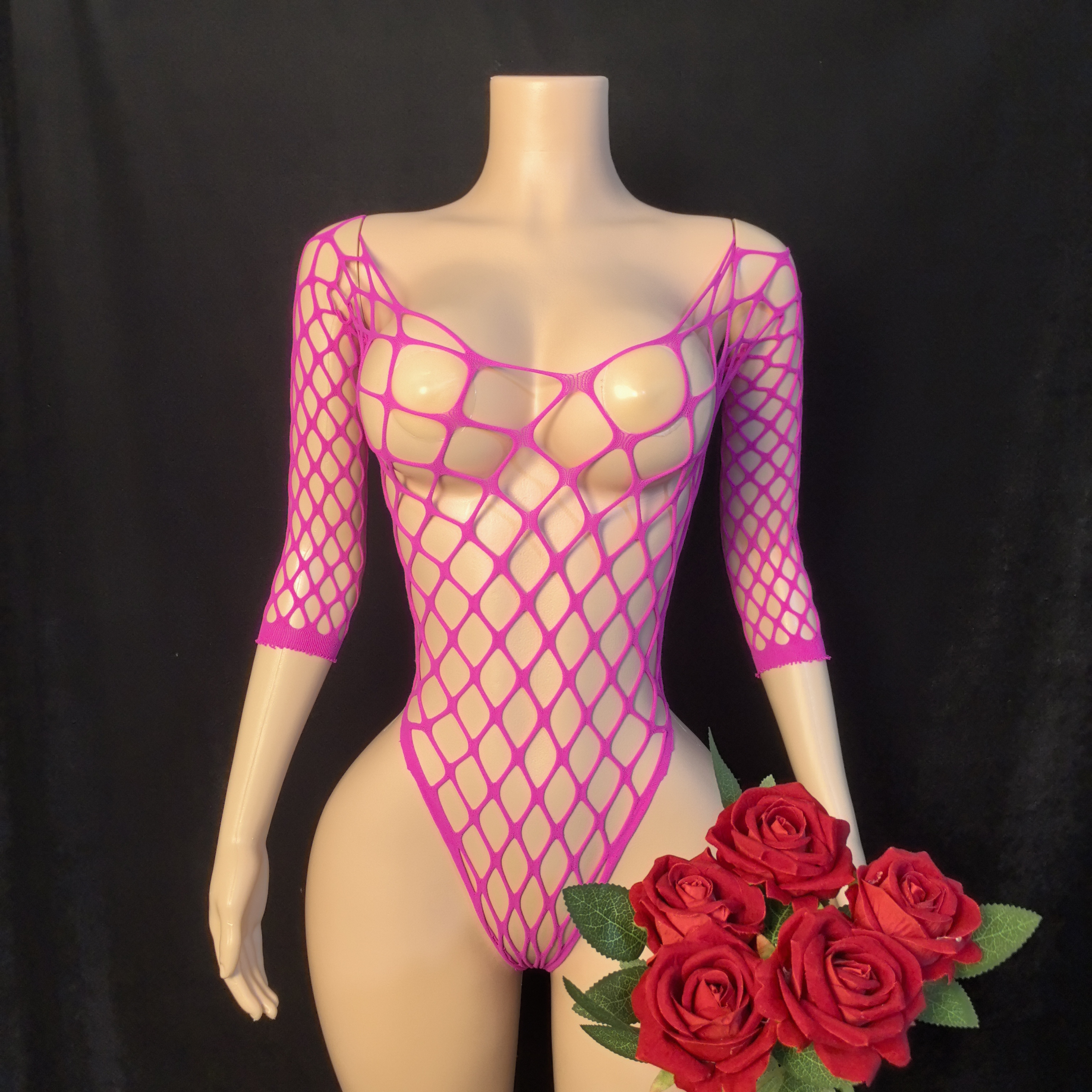 Hot Sexy Lingerie Woman Fishne - Bodystocking Fishnet ulasan dan harga