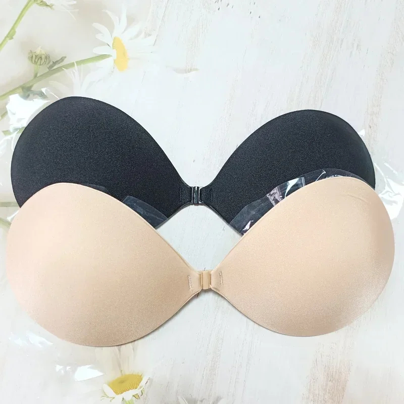 1/2PCS Palm Push Up Invisible  - Silicone Bra Adhesive ulasan dan harga