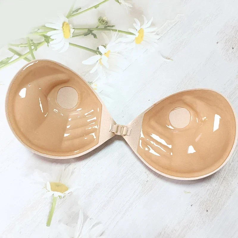 1/2PCS Palm Push Up Invisible  - Silicone Bra Adhesive ulasan dan harga