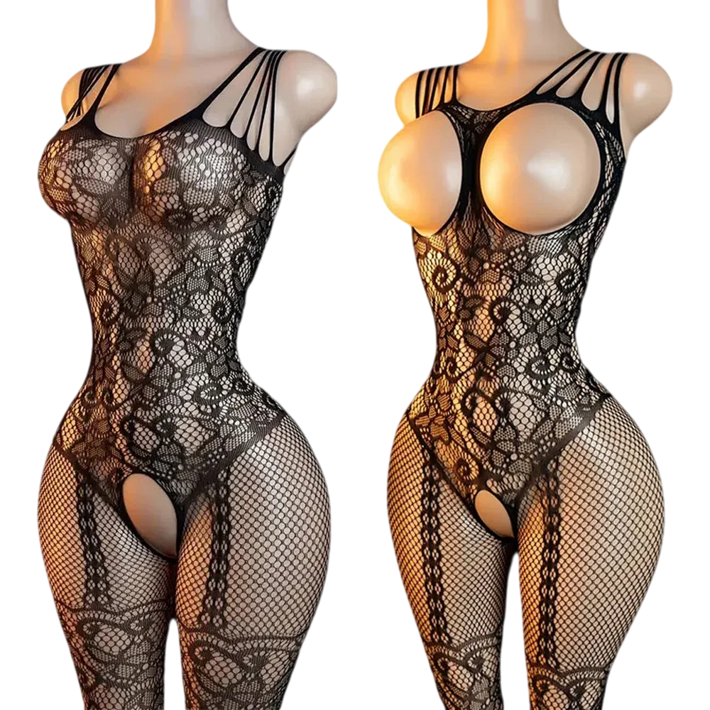 Woman Sexy Lingerie One Piece  - Bodystocking Fishnet ulasan dan harga