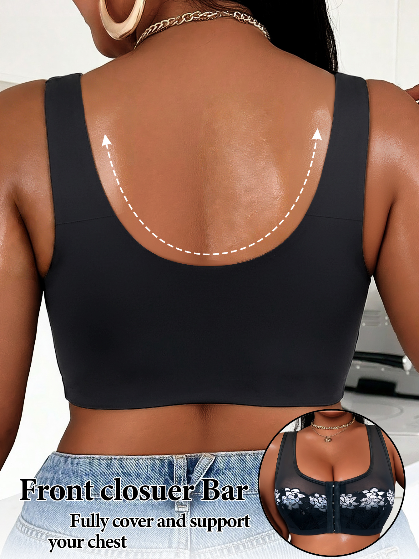 1PC Women's Push-up Bra, Wide  - Push Up Bra Padded ulasan dan harga